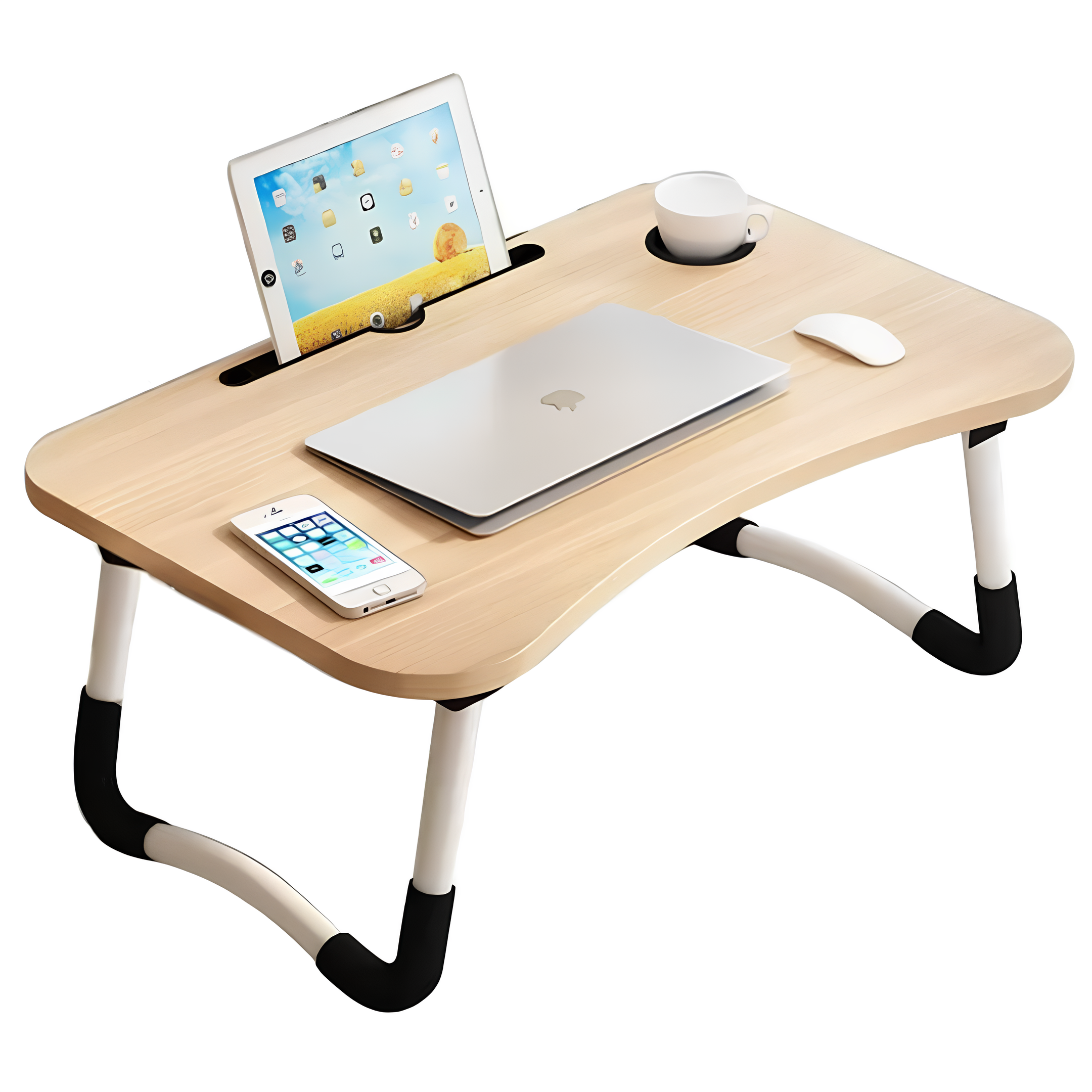 Mesa Plegable Multifuncional para Laptop y Desayuno